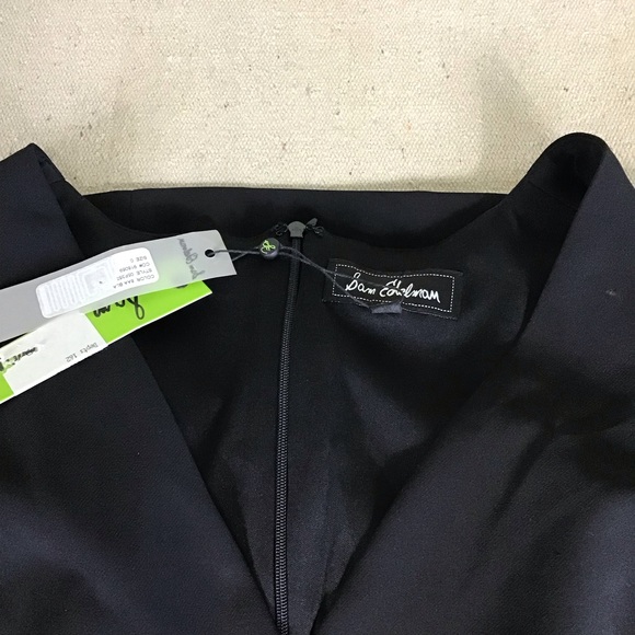 Sam Edelman  black  long sleeve Wrap dress with Bell Sleeves Size 0 NWT - Picture 6 of 8